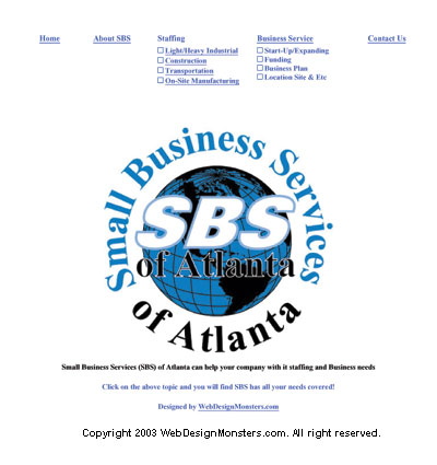 Small business service company website designed template